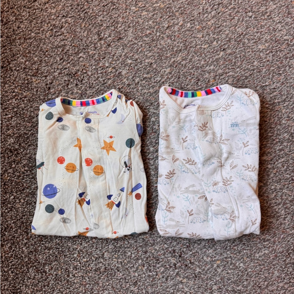 Pair of Magnetic Me footed sleepers